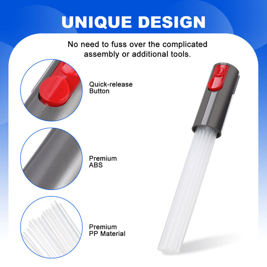 LANMU Tiny Tube Dust Brush no need to fuss over the complicated assembly or additional tools