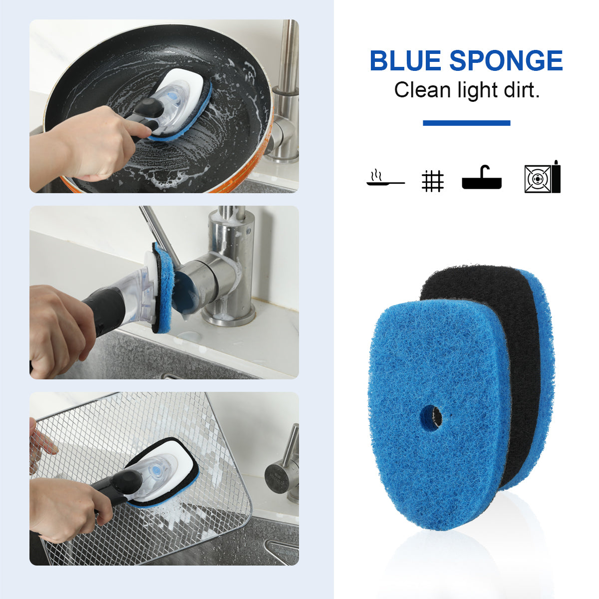 OXO Good Grips Soap Dispensing Dish Sponge Refills 2 Pack