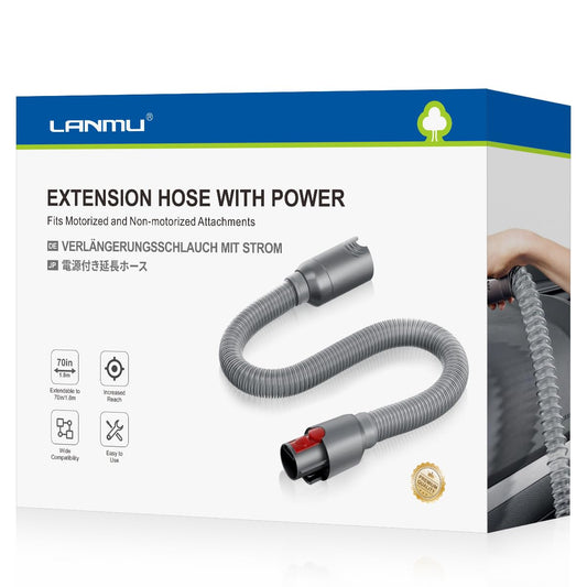 LANMU Extension Hose with Power Compatible with Dyson V7 V8 V10 V11