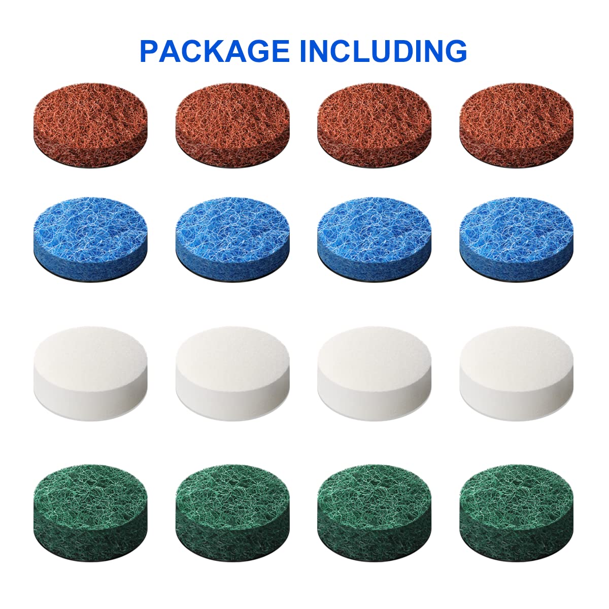 LANMU  Replacement Pads Refills package including 16 pieces