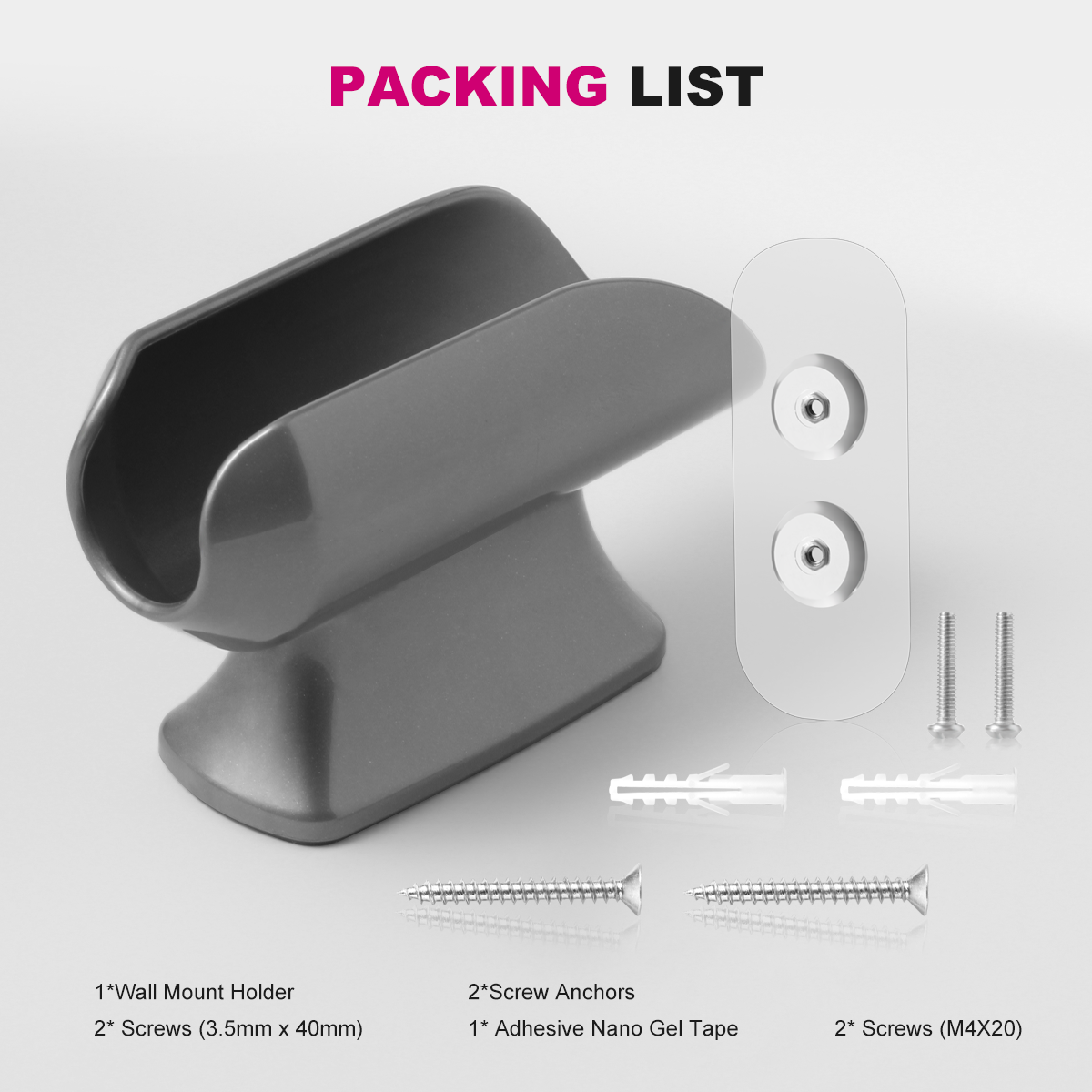 LANMU Wall Mount Holder for Dyson Airwrap Stylerd Material Pack